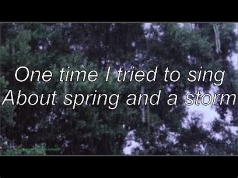 spring and a storm lyrics